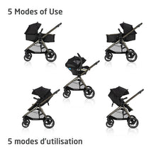 Load image into Gallery viewer, Maxi Cosi Next Generation Zelia Luxe 5-in-1 Modular Travel System- Basalt Black