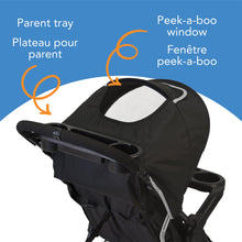 Load image into Gallery viewer, Cosco Light 'n Easy Travel System - Tuxedo Black