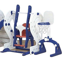 Load image into Gallery viewer, Indoor slide & Swing & Ball frame & Basketball stands