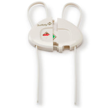 Load image into Gallery viewer, Side by Side Cabinet Lock White - 1 Pack