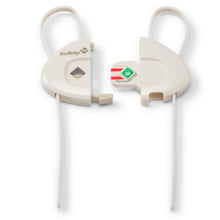 Load image into Gallery viewer, Side by Side Cabinet Lock White - 1 Pack