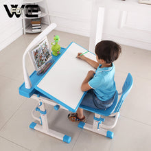 Load image into Gallery viewer, Kids Study Desk and Chair set with Led lamp