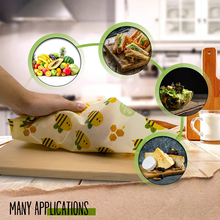 Load image into Gallery viewer, Beeswax Organic Food Wraps