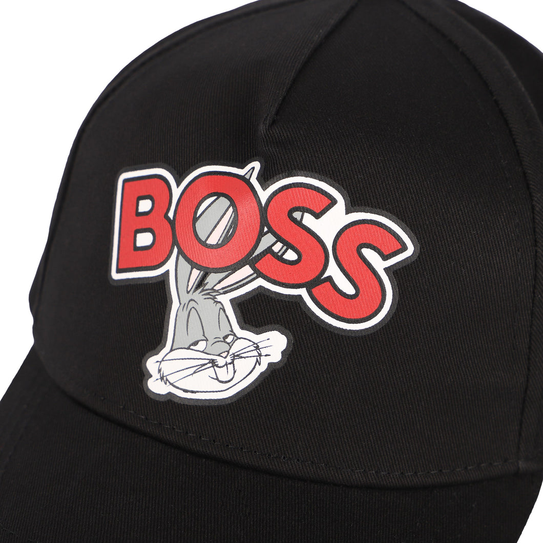 BOSS Bugs Bunny Logo Cap in Black