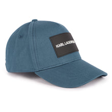 Load image into Gallery viewer, Karl Lagerfeld, Karl Logo Dusty Blue Cap
