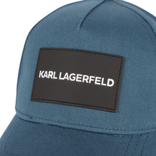 Load image into Gallery viewer, Karl Lagerfeld, Karl Logo Dusty Blue Cap
