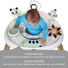 Load image into Gallery viewer, 5-in-1 Here I Grow Stationary Activity Center- Black &amp; White
