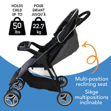 Charger l&#39;image dans la galerie, Cosco Light &#39;n Easy Travel System - Tuxedo Noir
