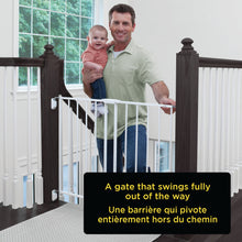 Load image into Gallery viewer, Top of Stairs Metal Expand Gate
