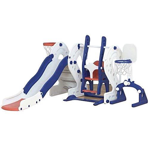 Indoor slide & Swing & Ball frame & Basketball stands