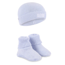 Load image into Gallery viewer, BOSS Knit Logo Cap and Baby Shoes i
