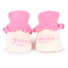 Load image into Gallery viewer, Juicy Couture Leopard Print Cap and Logo Baby Shoes Set
