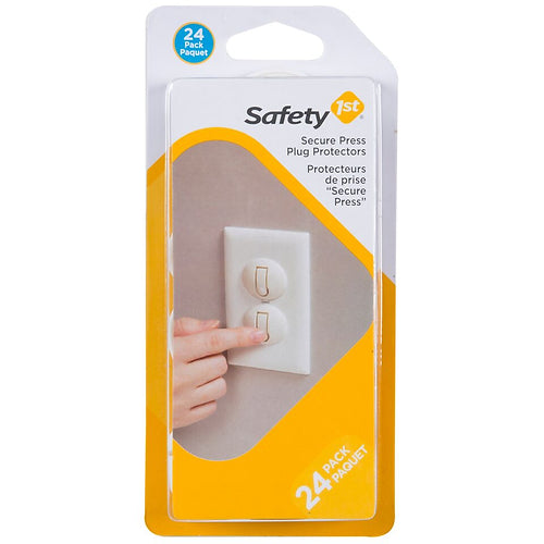 Protecteurs de prise Secure Press - paquet de 24